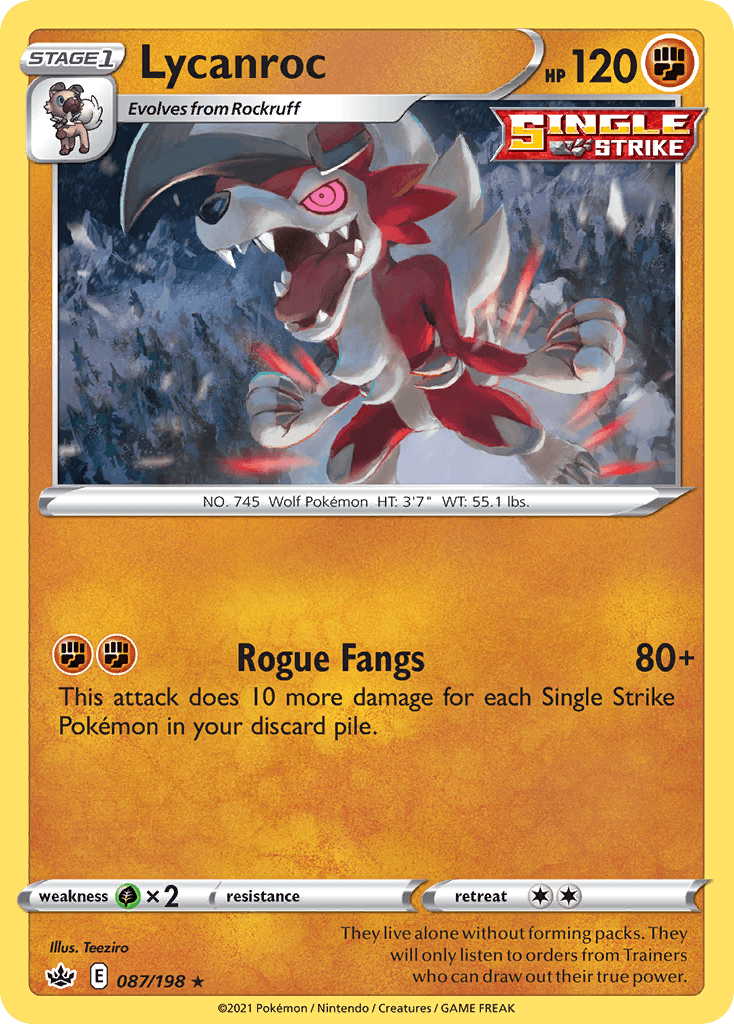 Lycanroc Chilling Reign