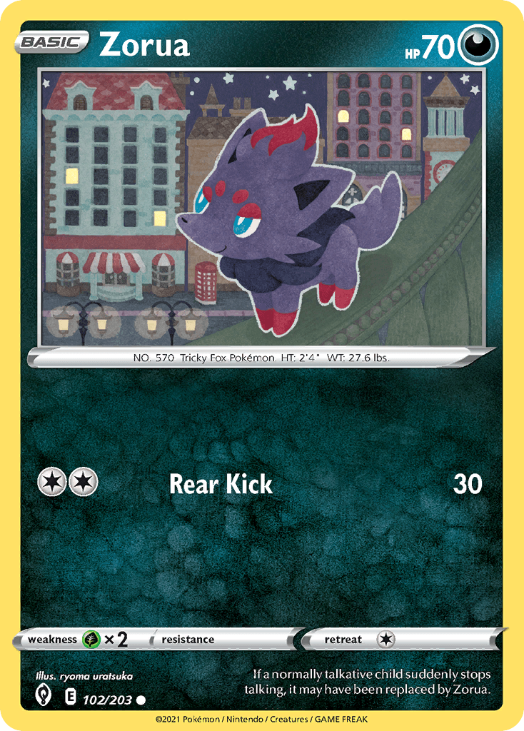 Zorua Evolving Skies