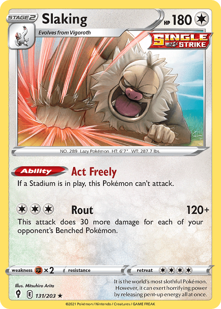 Slaking Evolving Skies
