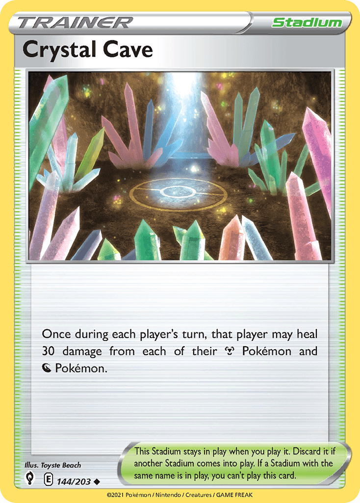 Crystal Cave Evolving Skies