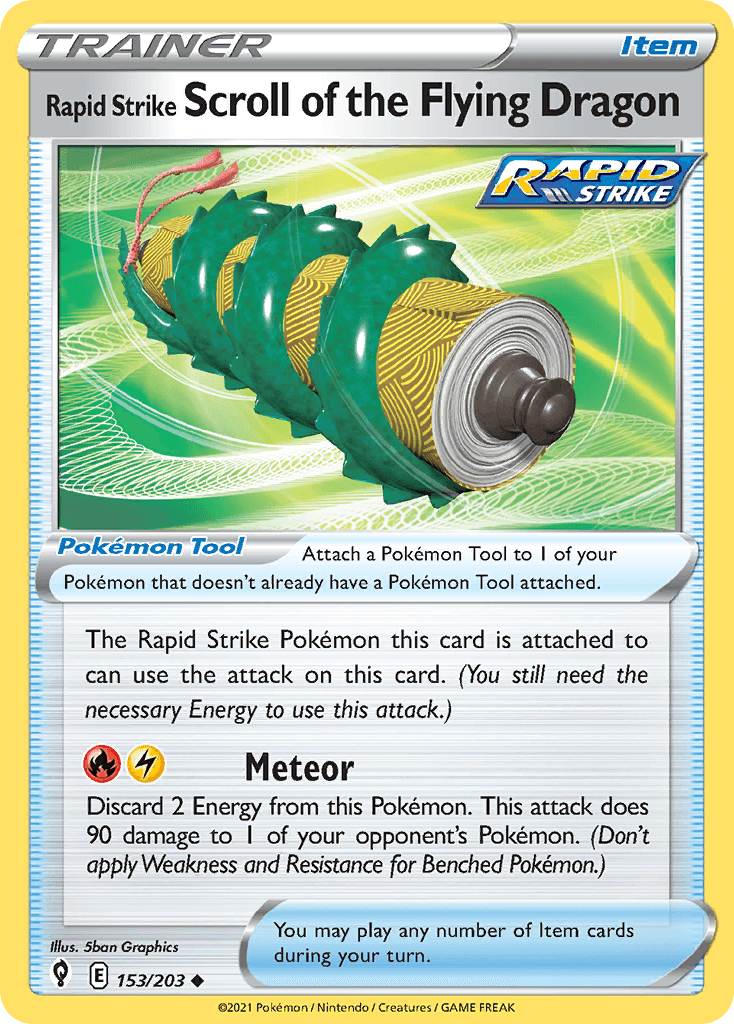 Rapid Strike Scroll of the Flying Dragon Evolving Skies