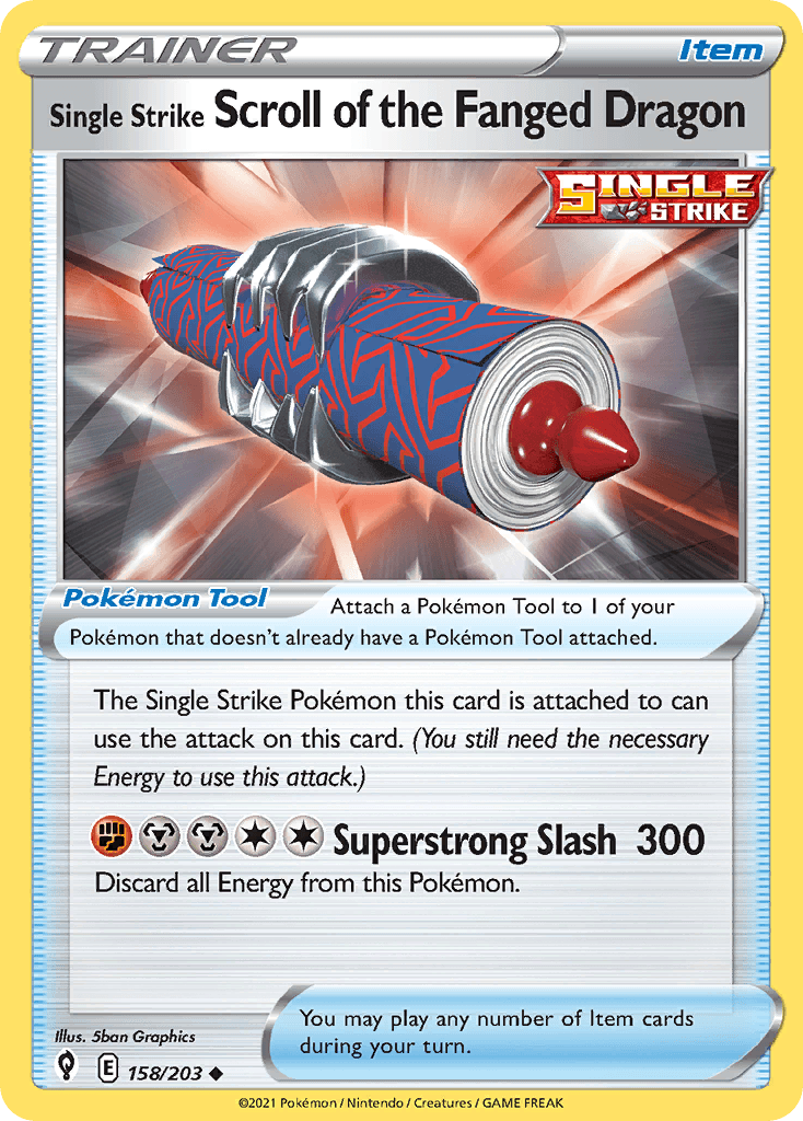Single Strike Scroll of the Fanged Dragon Evolving Skies