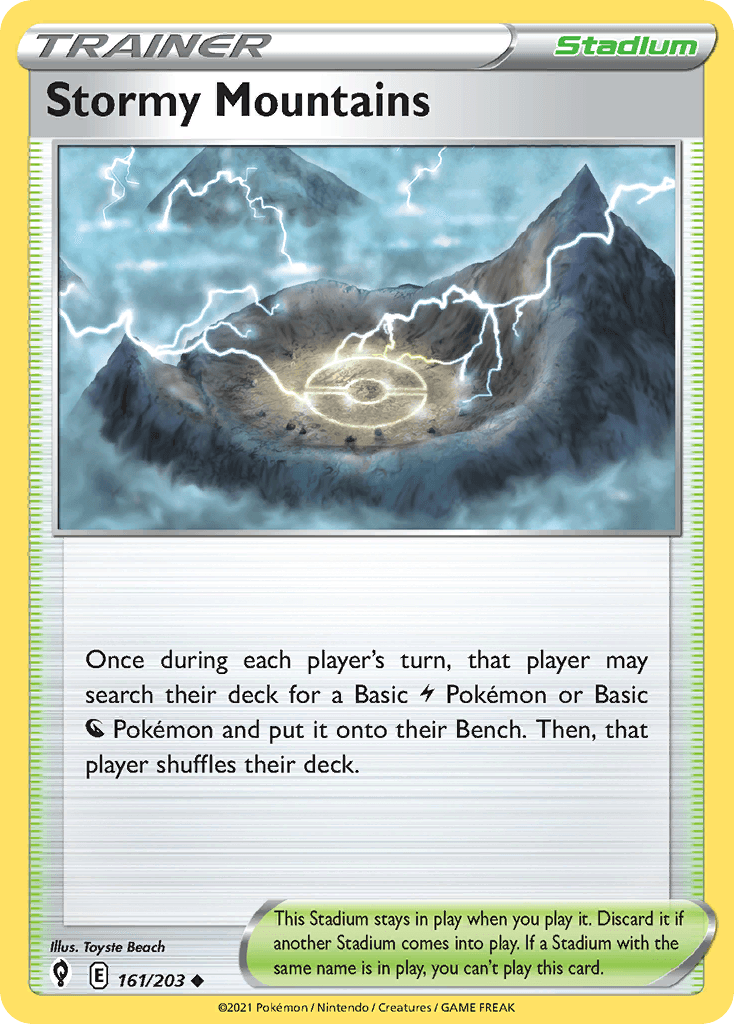 Stormy Mountains Evolving Skies