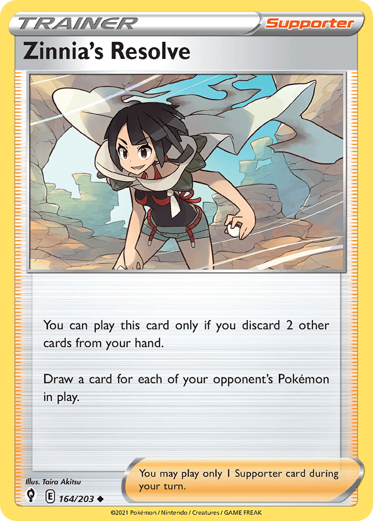 Zinnia's Resolve Evolving Skies