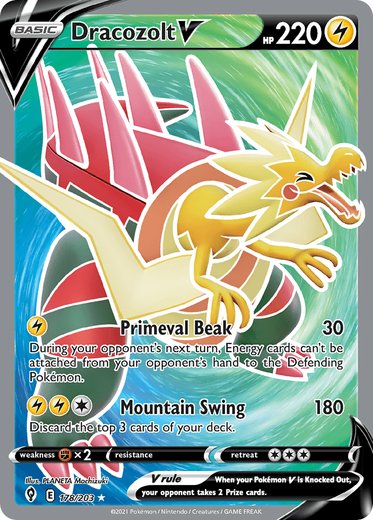 Dracozolt V Evolving Skies