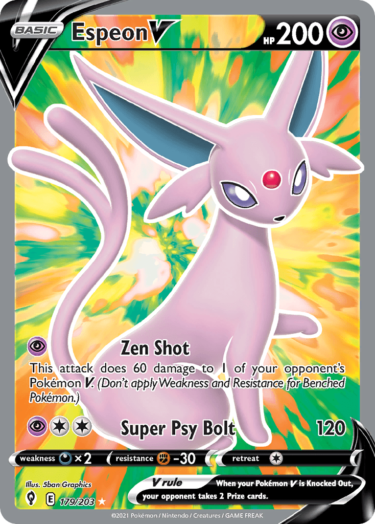 Espeon V Evolving Skies
