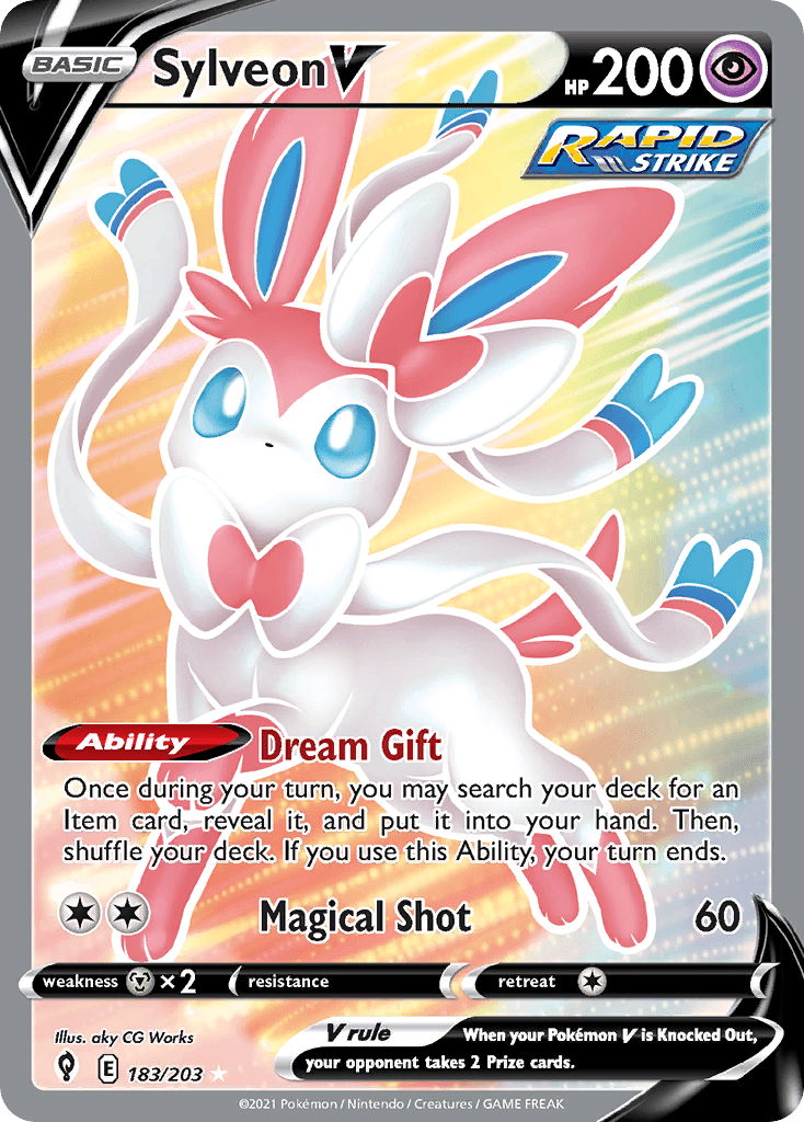 Sylveon V Evolving Skies