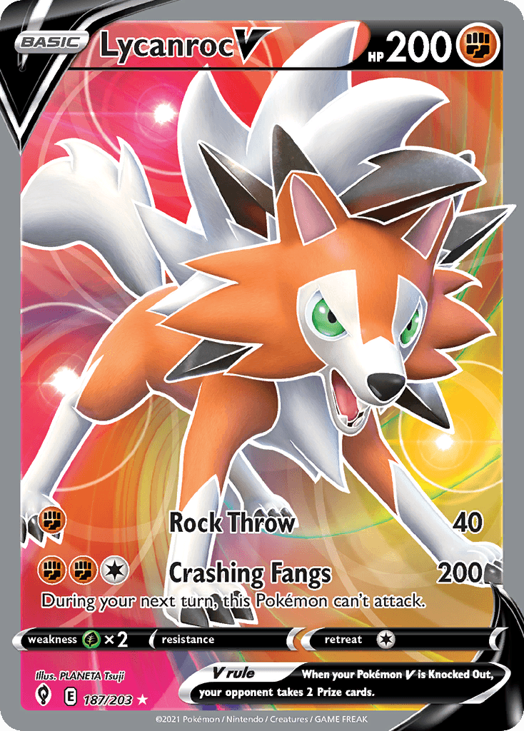 Lycanroc V Evolving Skies
