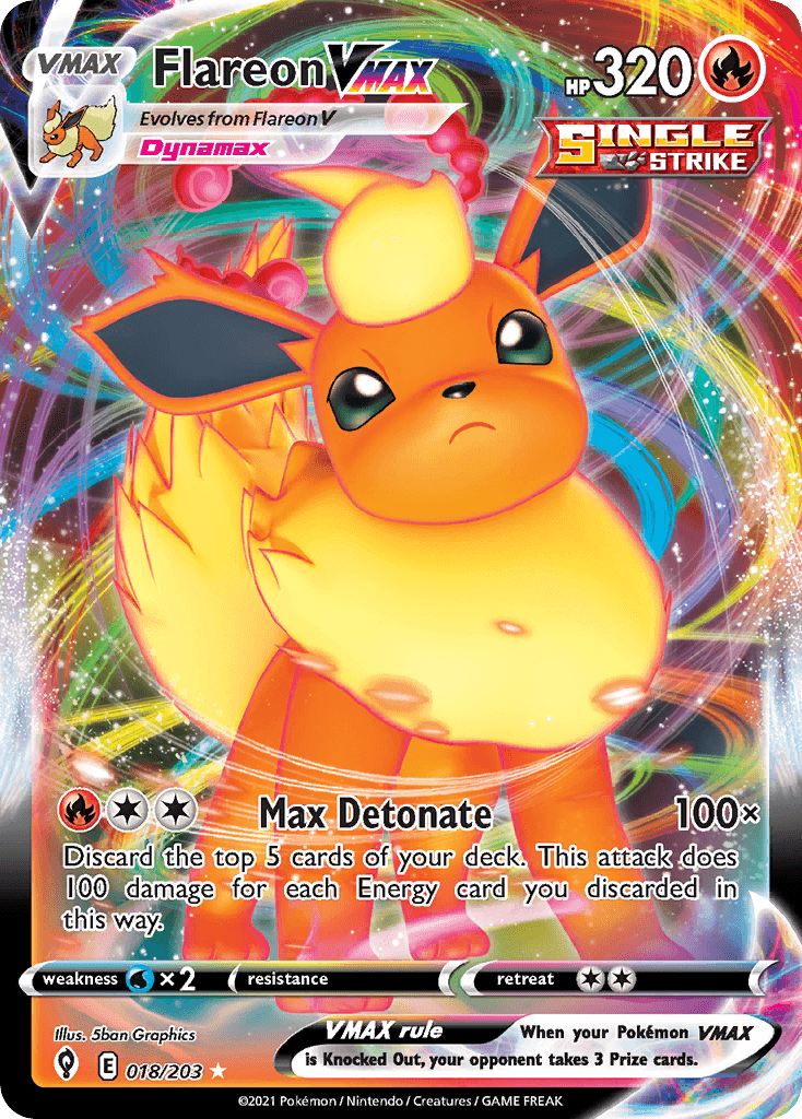 Flareon VMAX Evolving Skies