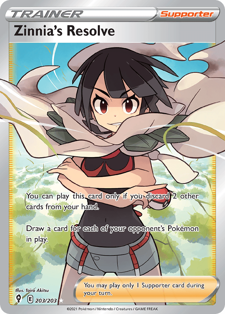 Zinnia's Resolve Evolving Skies