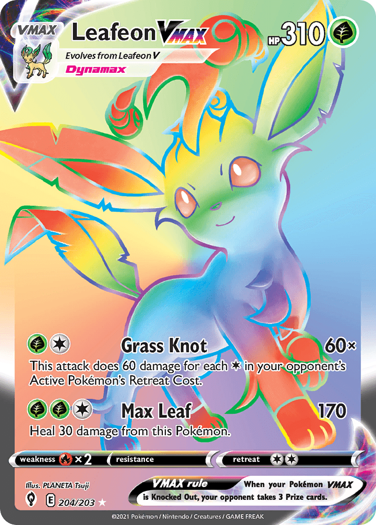 Leafeon VMAX Evolving Skies