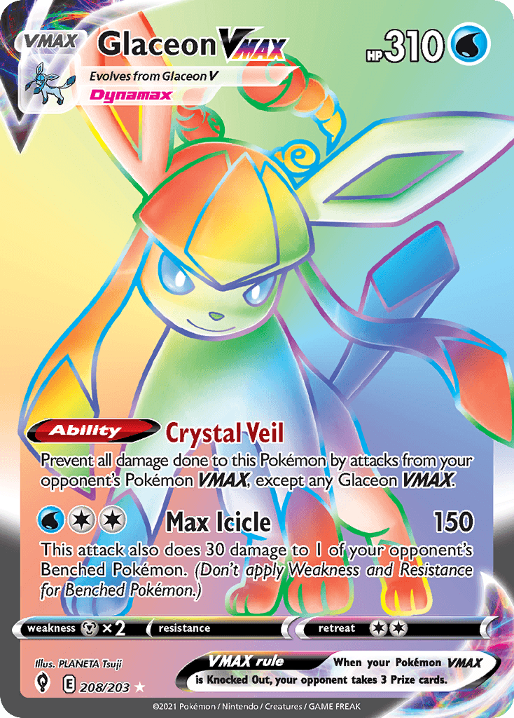 Glaceon VMAX Evolving Skies