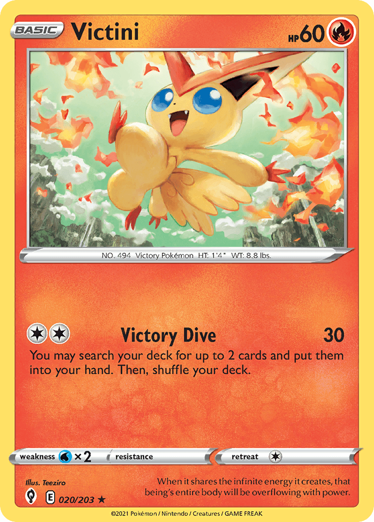 Victini Evolving Skies