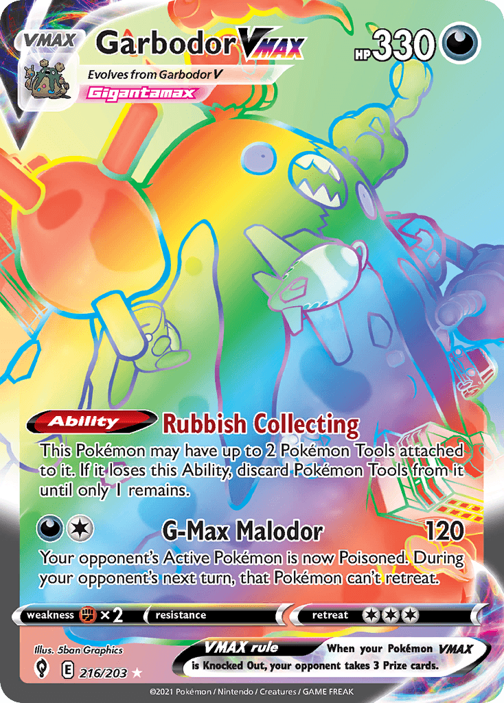 Garbodor VMAX Evolving Skies