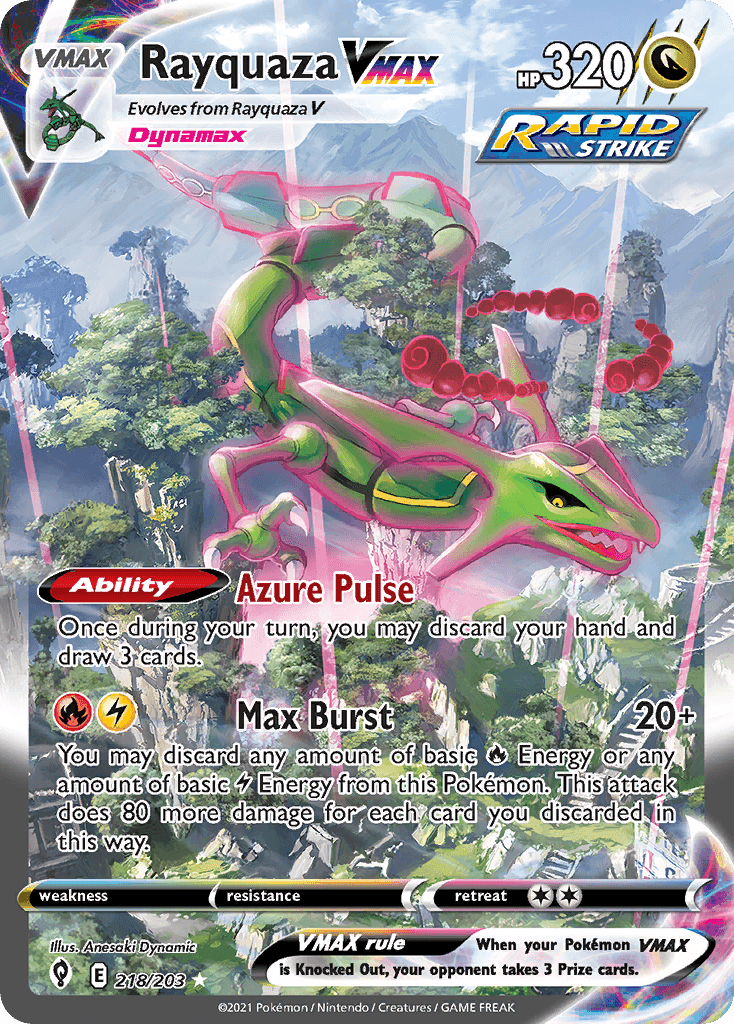 Rayquaza VMAX Evolving Skies