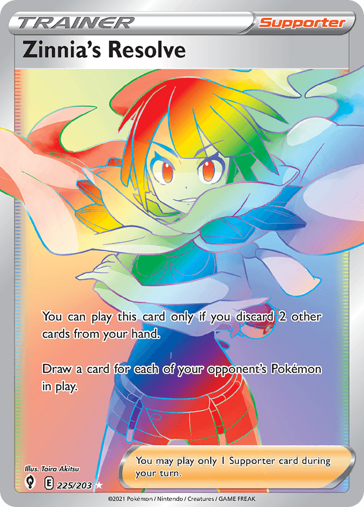 Zinnia's Resolve Evolving Skies
