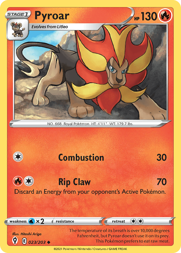 Pyroar Evolving Skies