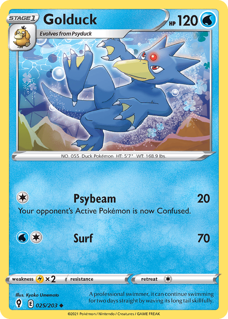 Golduck Evolving Skies