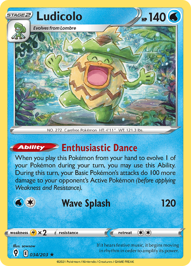 Ludicolo Evolving Skies