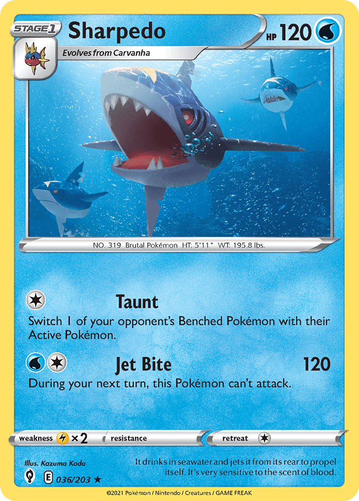 Sharpedo Evolving Skies