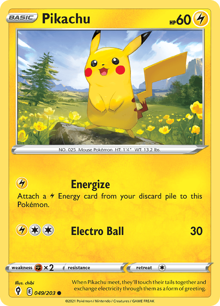 Pikachu Evolving Skies