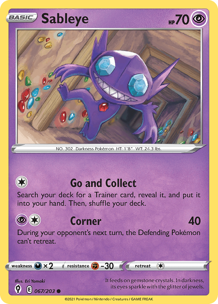 Sableye Evolving Skies