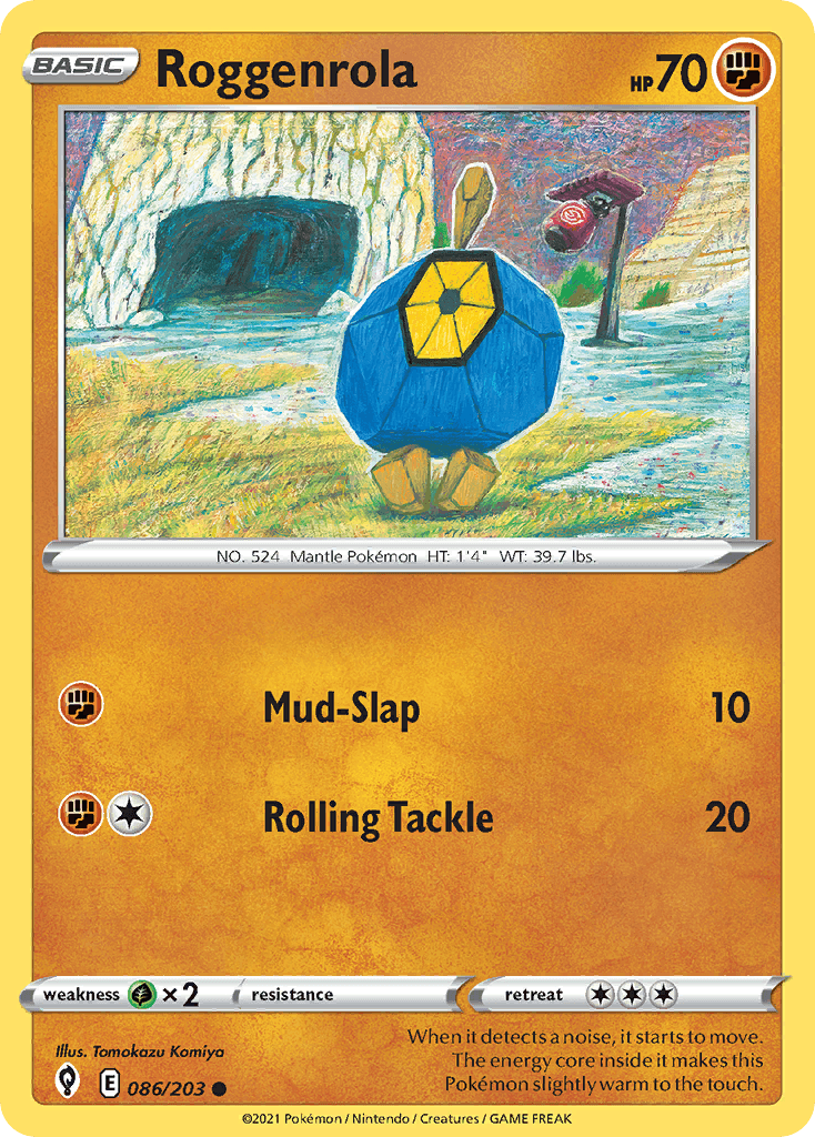 Roggenrola Evolving Skies