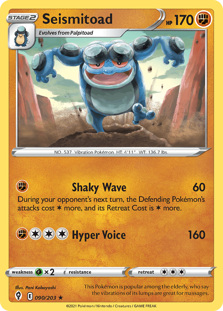 Seismitoad Evolving Skies