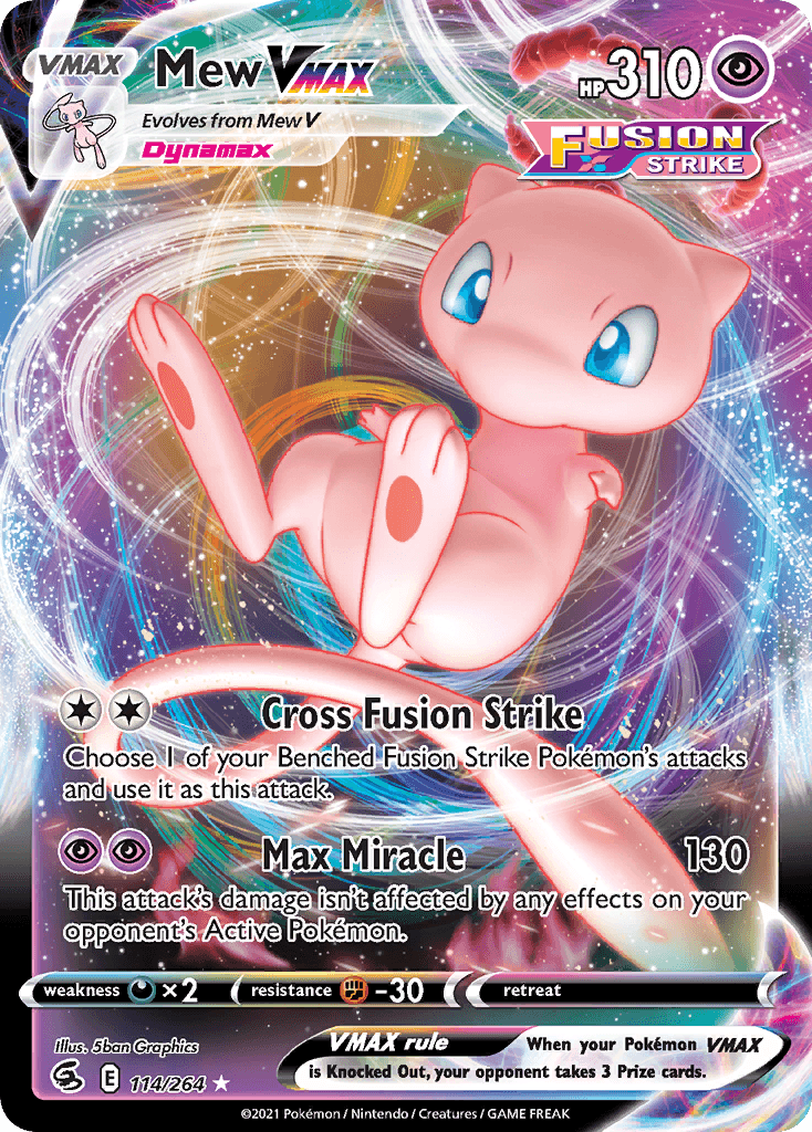 Mew VMAX Fusion Strike