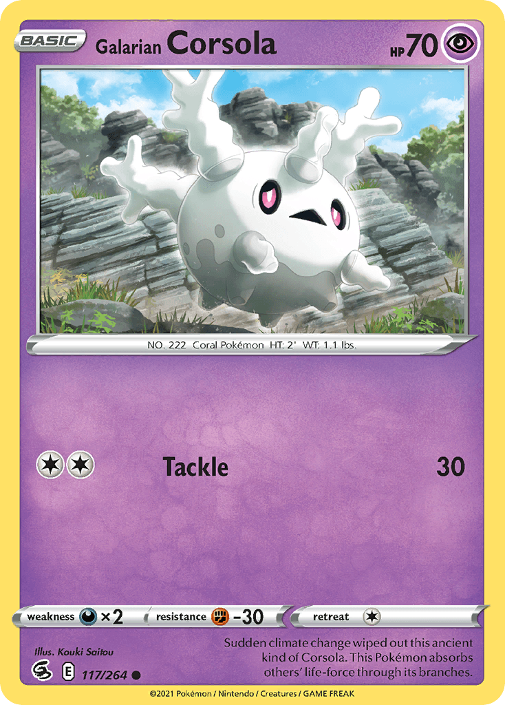 Galarian Corsola Fusion Strike