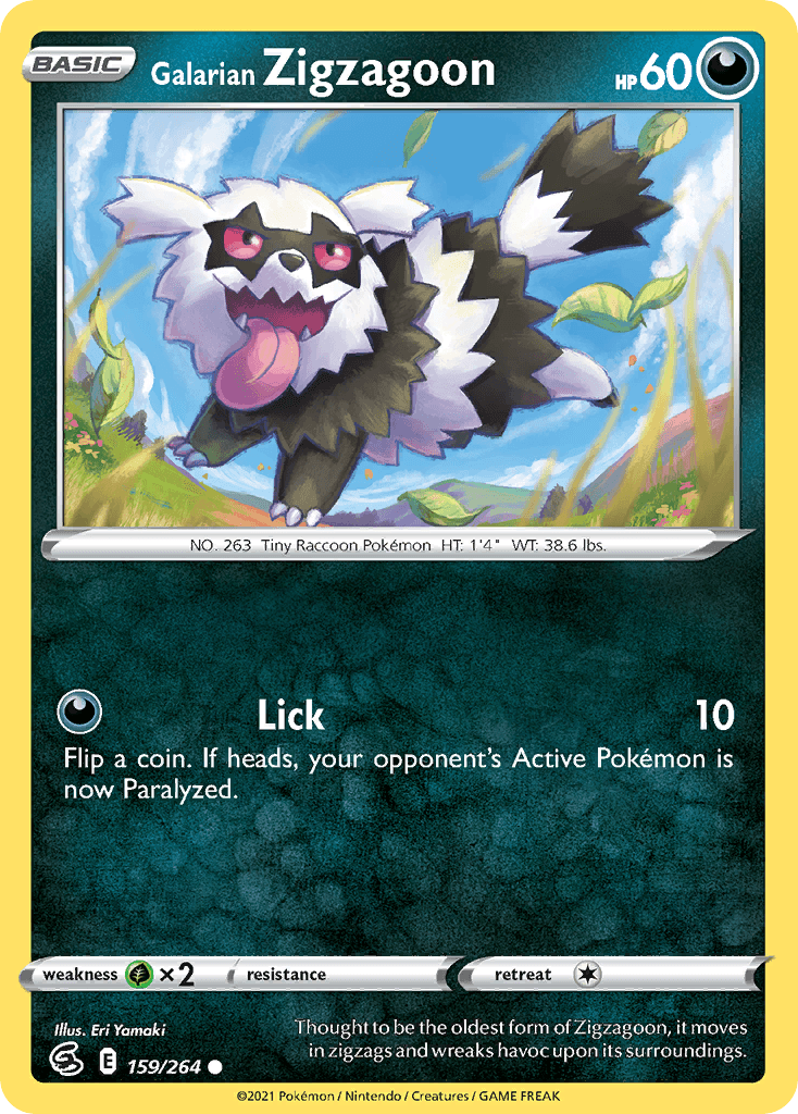 Galarian Zigzagoon Fusion Strike