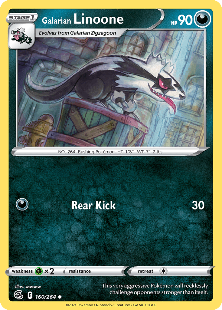 Galarian Linoone Fusion Strike