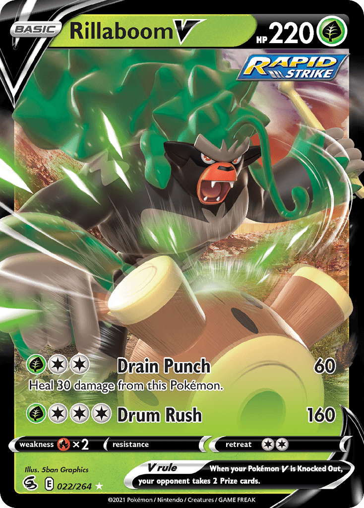 Rillaboom V Fusion Strike