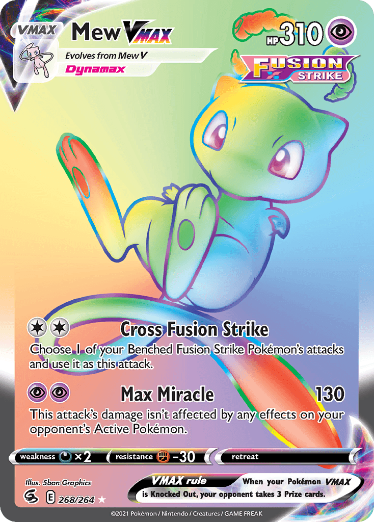 Mew VMAX Fusion Strike
