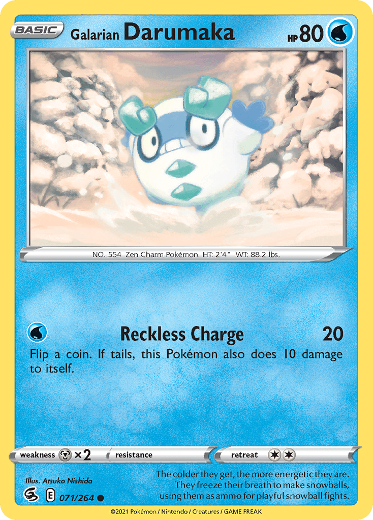 Galarian Darumaka Fusion Strike
