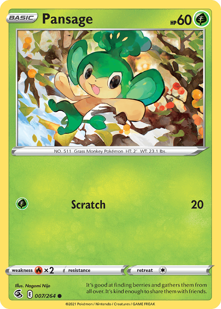 Pansage Fusion Strike