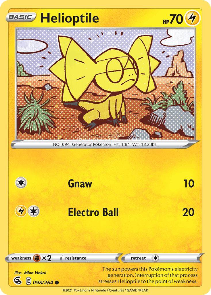 Helioptile Fusion Strike