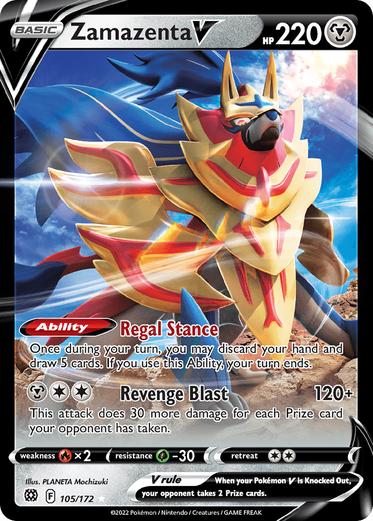 Zamazenta V Brilliant Stars