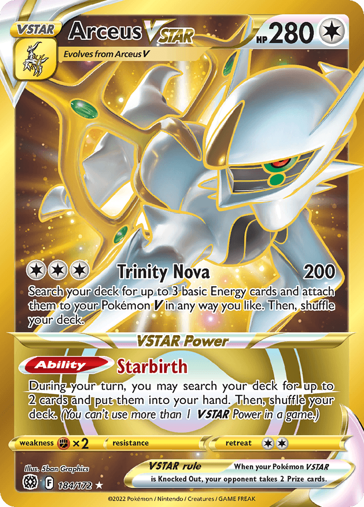 Arceus VSTAR Brilliant Stars