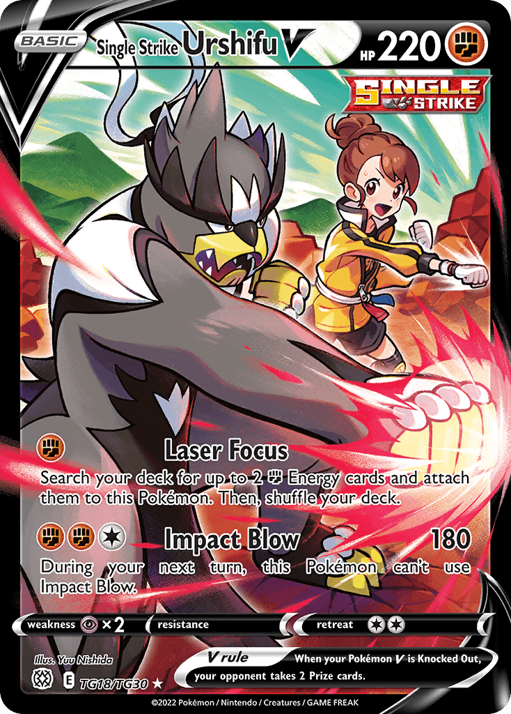 Single Strike Urshifu V Brilliant Stars Trainer Gallery