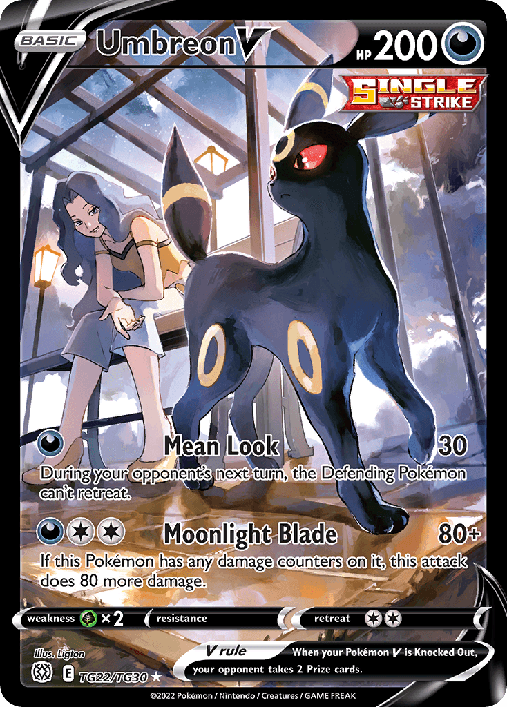 Umbreon V Brilliant Stars Trainer Gallery