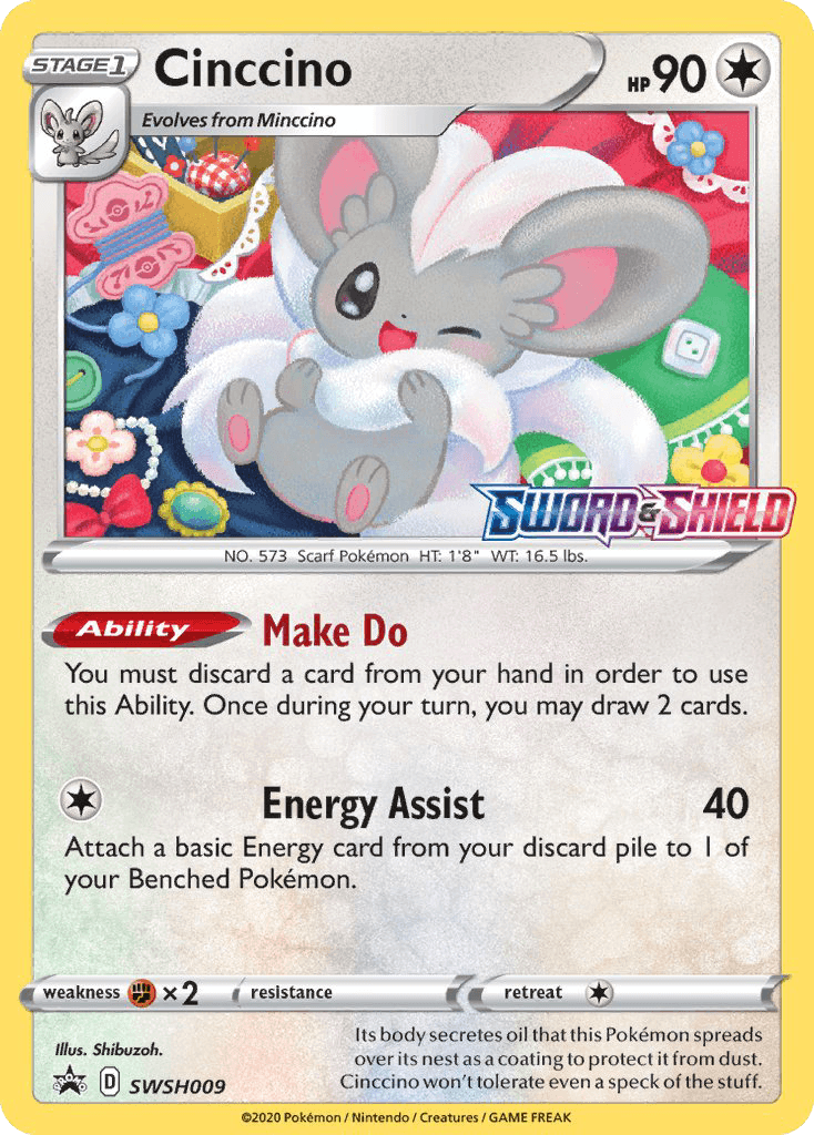 Cinccino SWSH Black Star Promos
