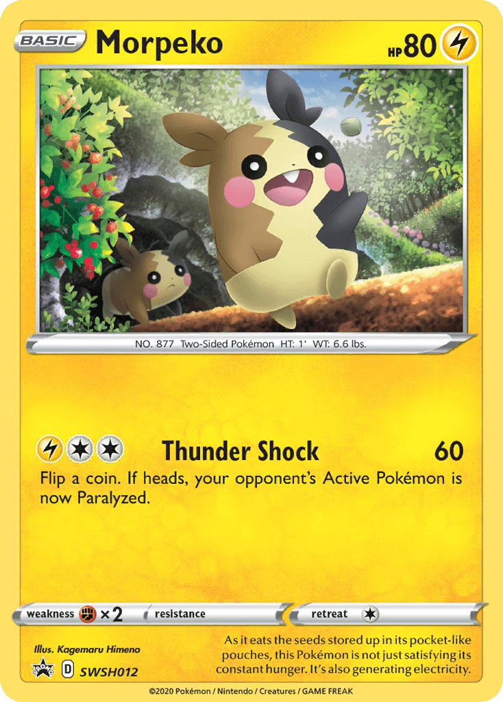 Morpeko SWSH Black Star Promos