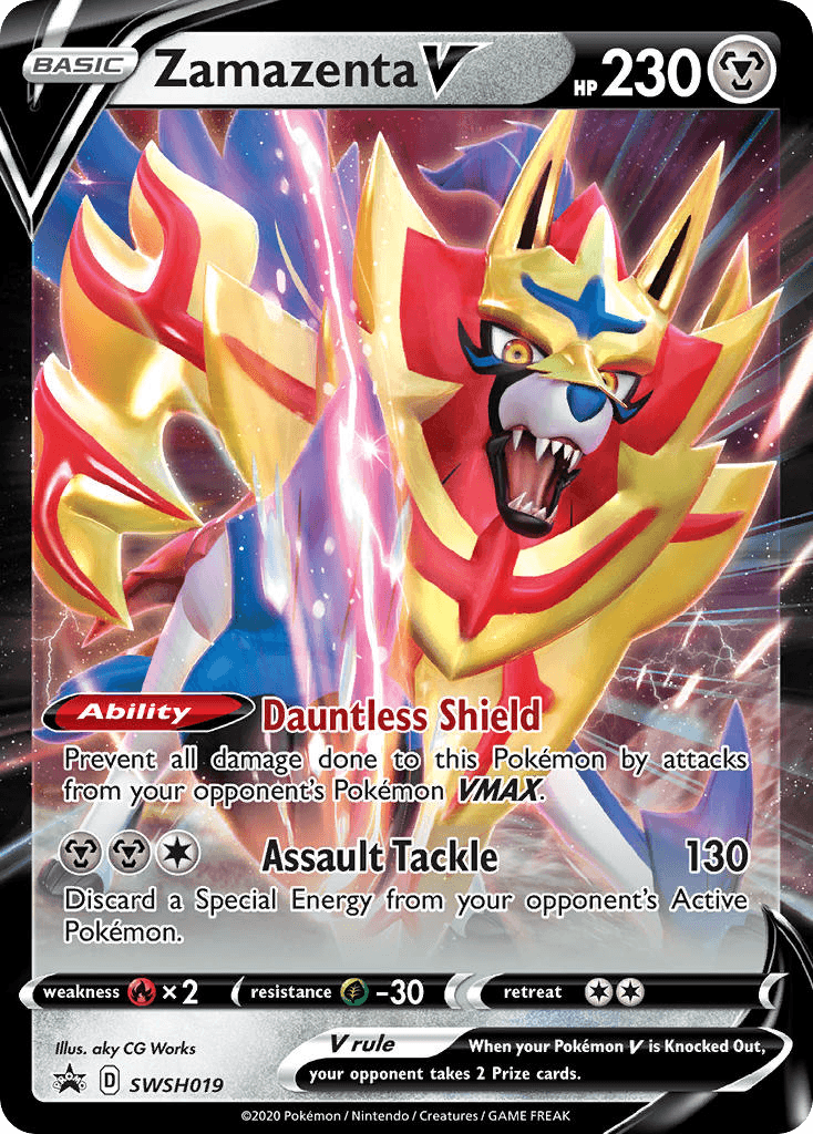 Zamazenta V SWSH Black Star Promos