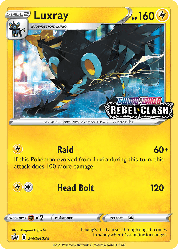 Luxray SWSH Black Star Promos
