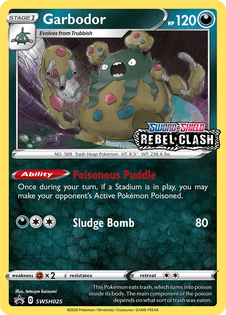 Garbodor SWSH Black Star Promos