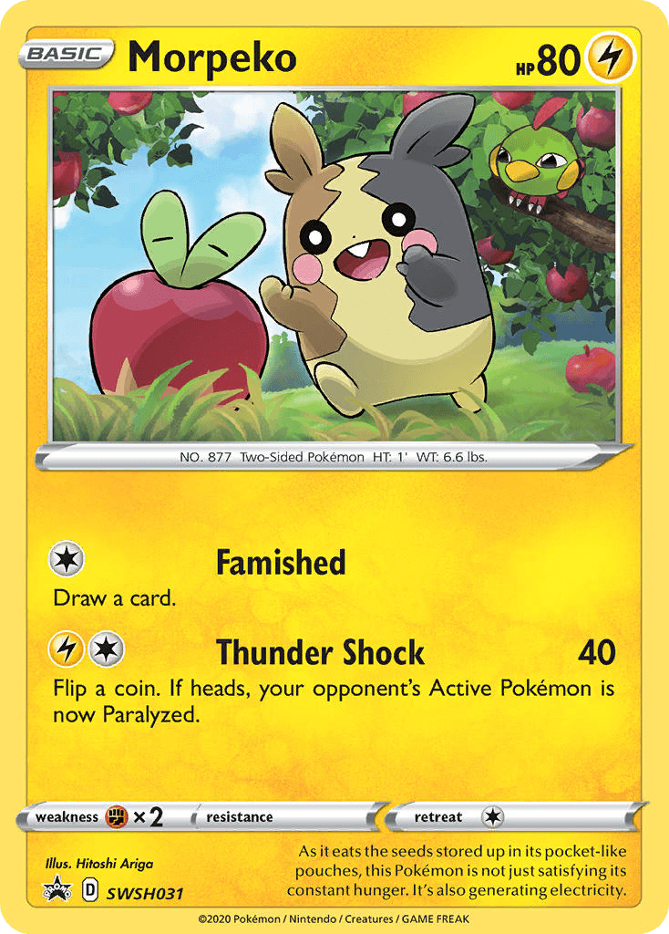 Morpeko SWSH Black Star Promos
