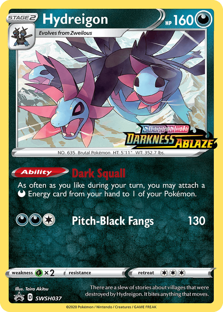 Hydreigon SWSH Black Star Promos