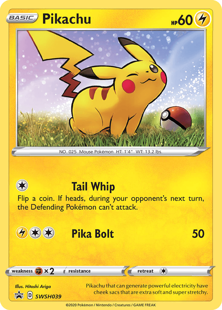 Pikachu SWSH Black Star Promos