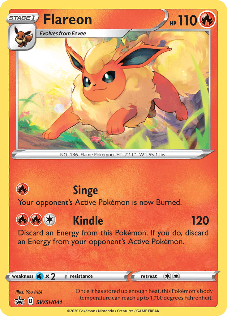 Flareon SWSH Black Star Promos